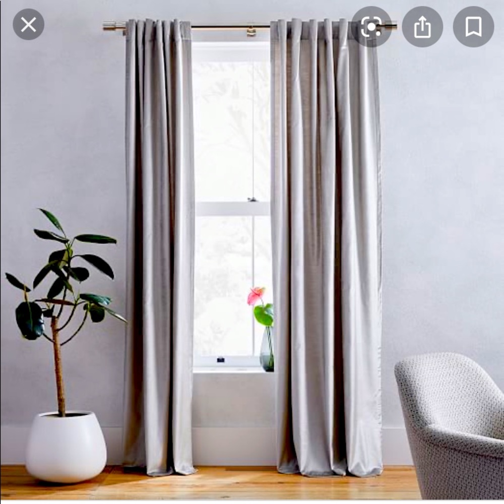 West Elm Curtain Panel